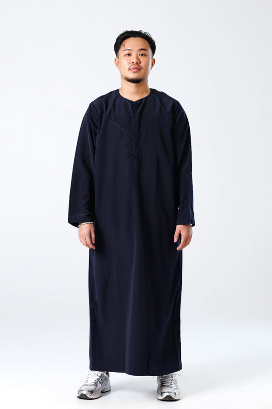 KANDOURA + ABAYA - NAVY