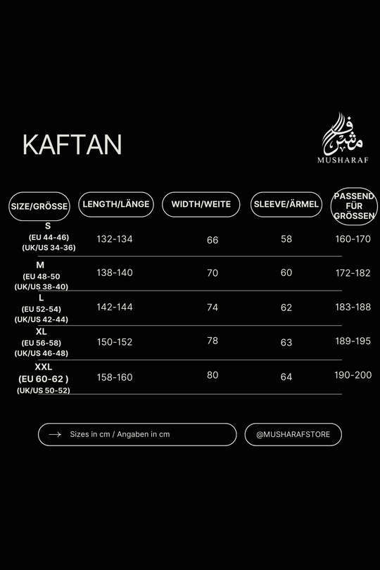 Premium Kaftan - Dunkelgrün