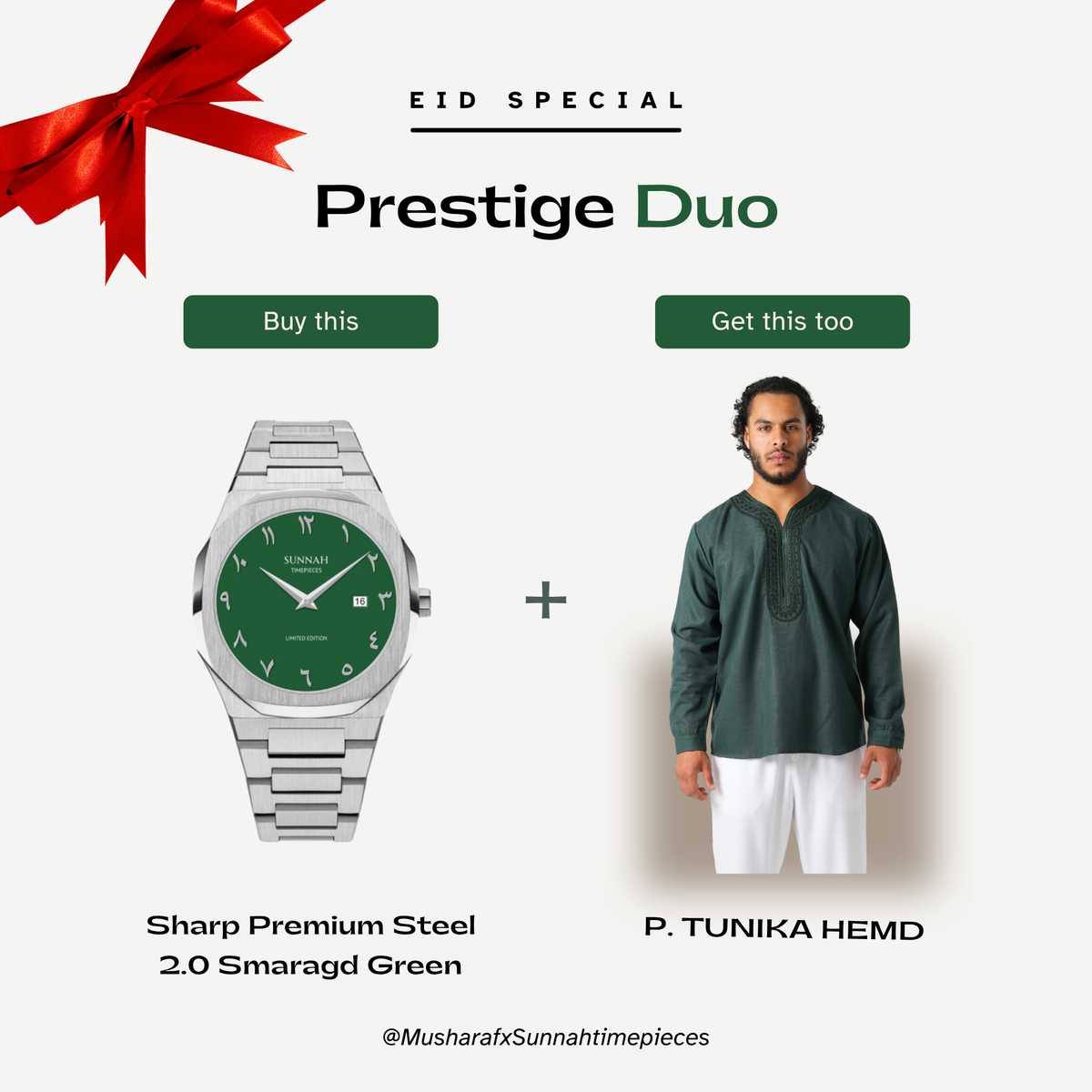 PRESTIGE DUO in GRÜN (Vorbestellung - Versand ab 05.06.26!)