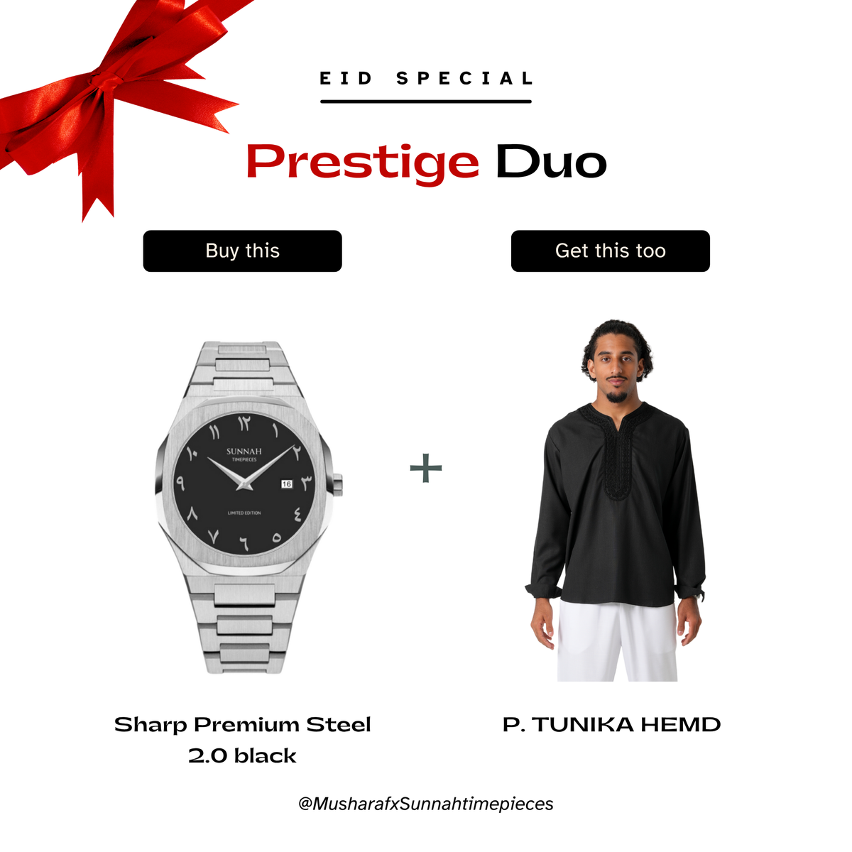 PRESTIGE DUO in BLACK (Vorbestellung - Versand ab 05.06.26!)