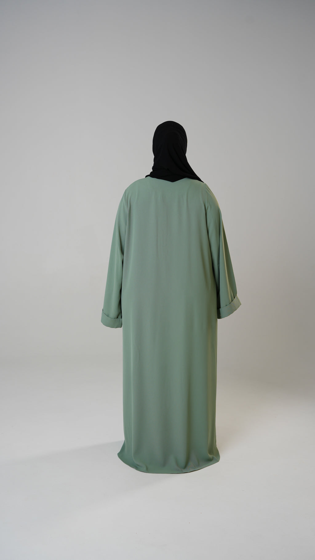 Kimono Abaya - Pastel Green