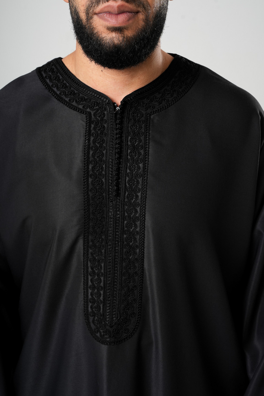 Premium Gandoura - Dark Green