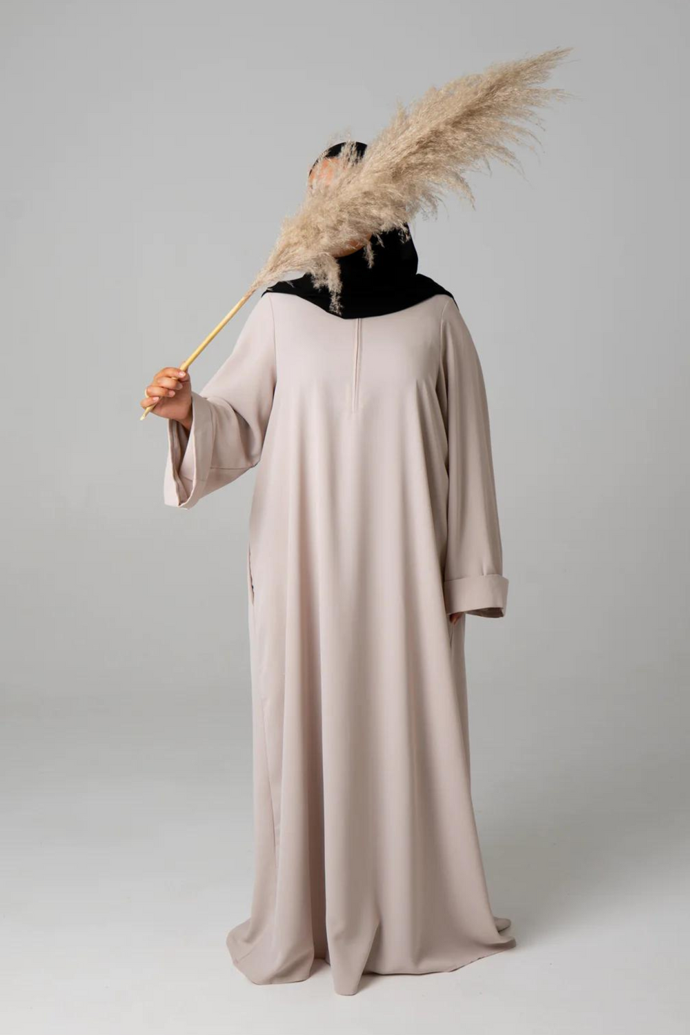 Kimono Abaya - Cream
