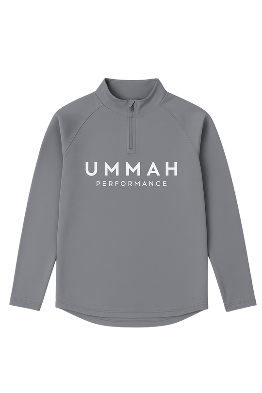 Performance Half Zip. Sweatshirt - Grau