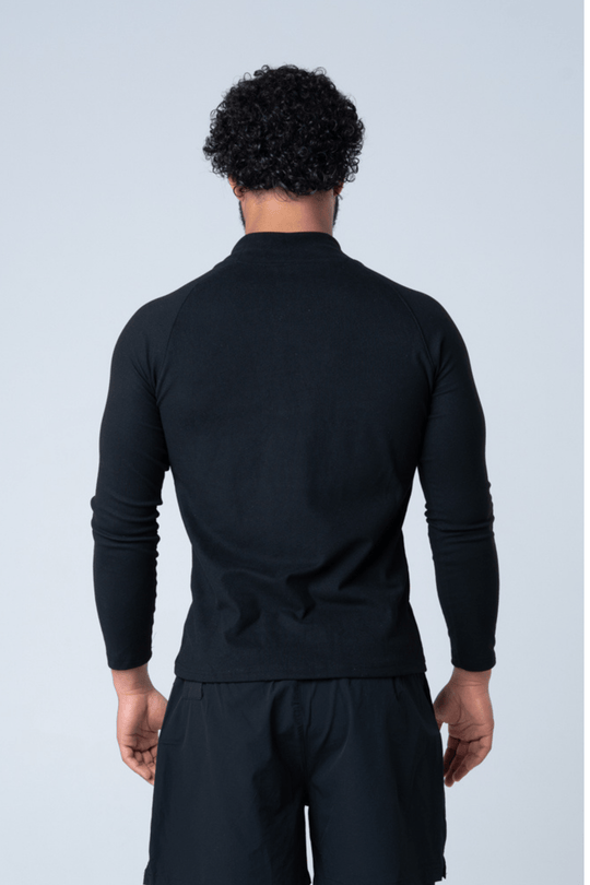 Performance Half Zip. Sweatshirt - Schwarz