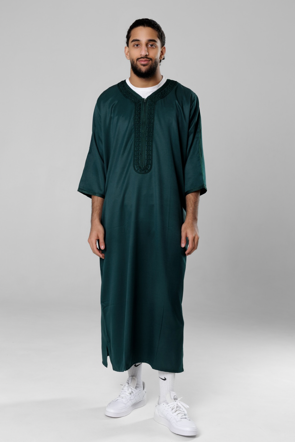 Premium Gandoura - Dark Green