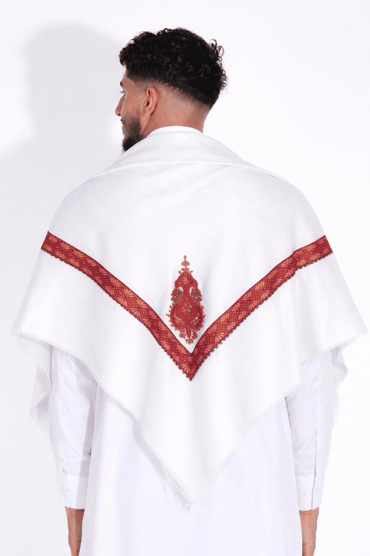 Shemagh - Weiß (Musterfarbe variiert)