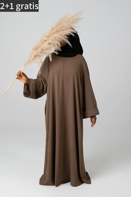 Kimono Abaya - Taupe