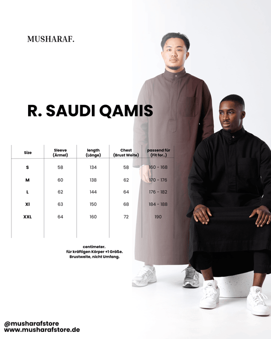 Royal Saudi Qamis - Creme