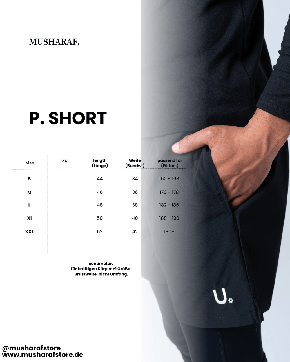 Performance Shorts - Grau