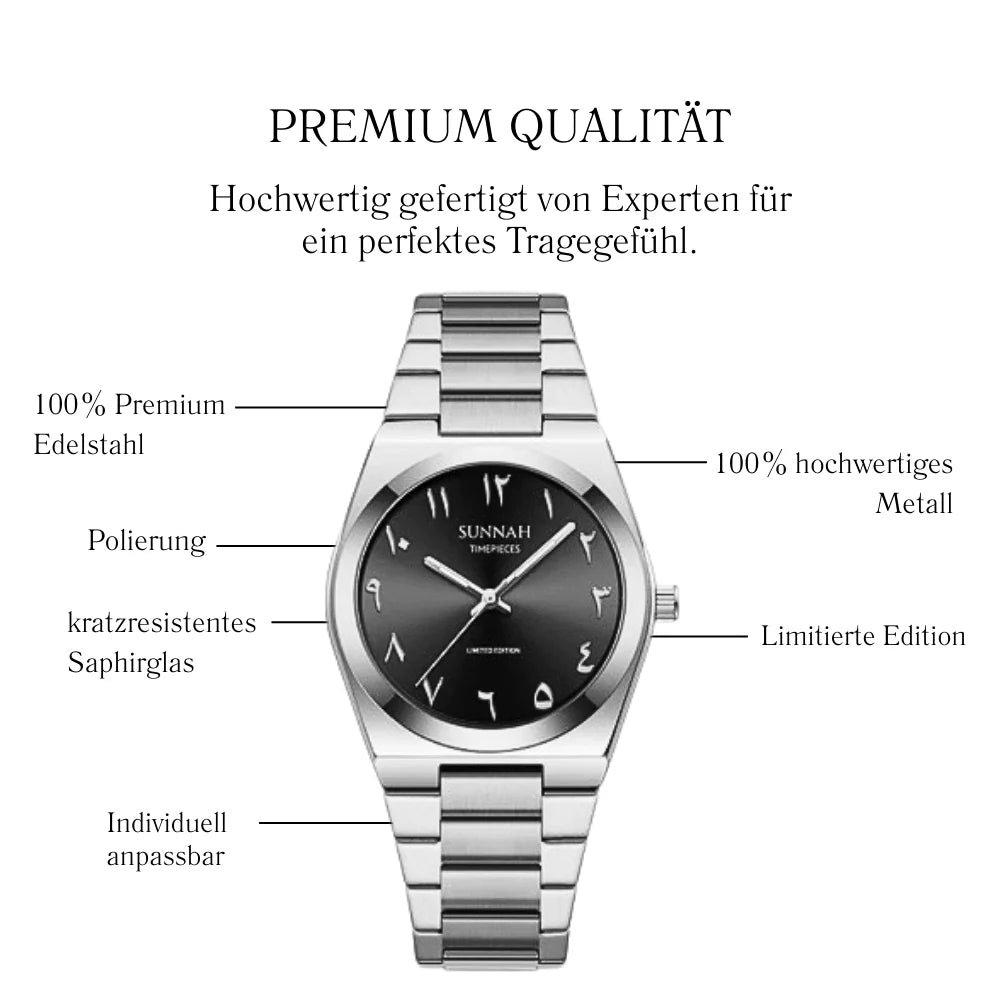 The Arabic Men Classic - Black (MUSHARAF x STP)